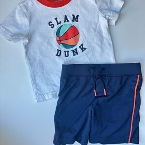 Janie and Jack Basketball Outfit – 6–12M